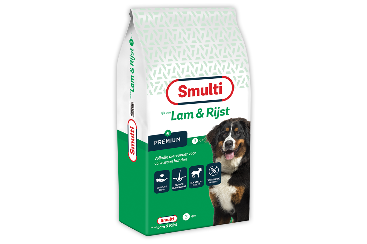 Smulti Premium Lam & Rijst 3kg